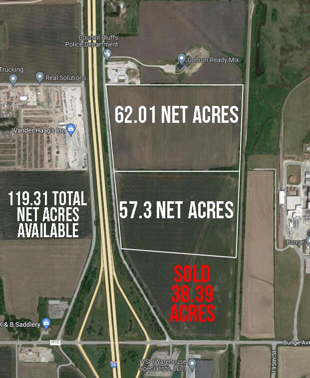 Photo 1 of 10 of land for sale at 19500 192nd St, Mills County, 119.31 Acres, Council Bluffs, IA 51503